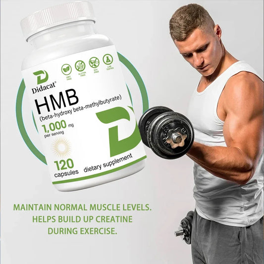 Super Strength HMB 1000mg + Vitamin D3 – Lean Muscle Growth & Post-Workout Recovery