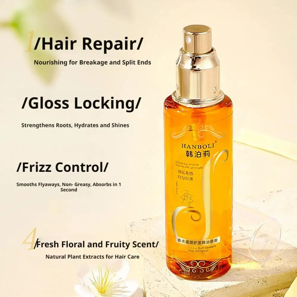 Haircare Essential Oil Hair Oil Spray Moisturizing Softening | Premium Care