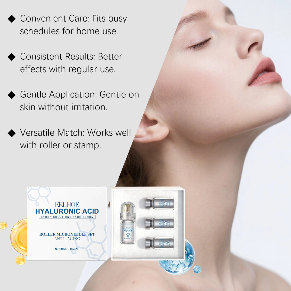 Niacinamide Microneedle Serum Facial Serum Kit 0 25mm | Premium Care