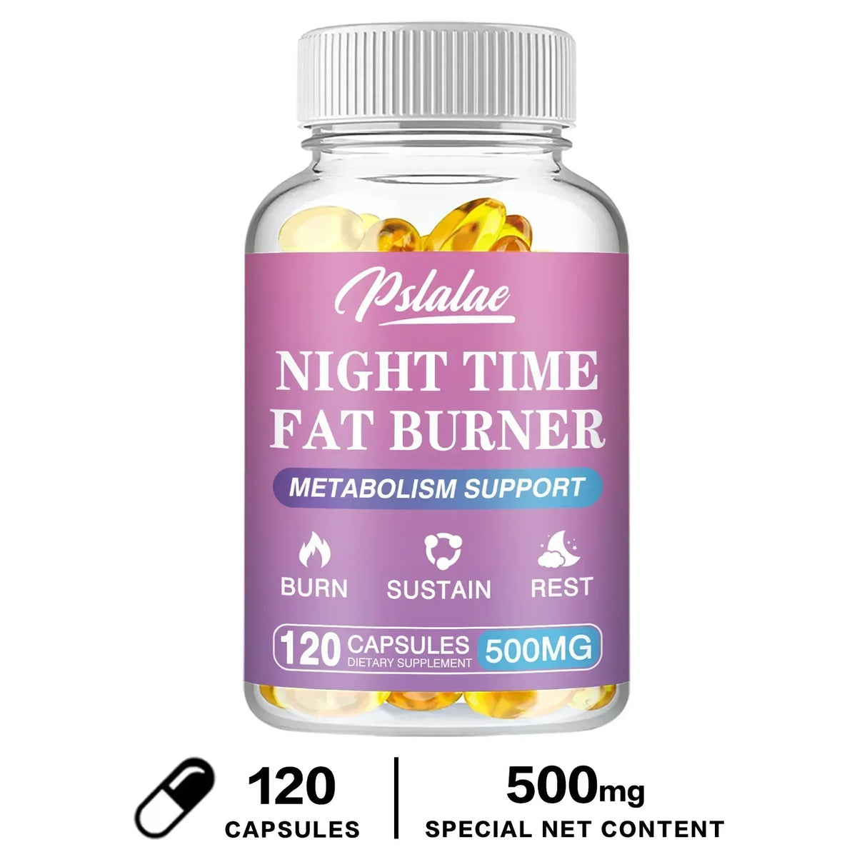 Nighttime Fat Burner Supplement - for Weight Loss, Boost Metabolism, Suppress Appetite Diet,Healthy Weight Management