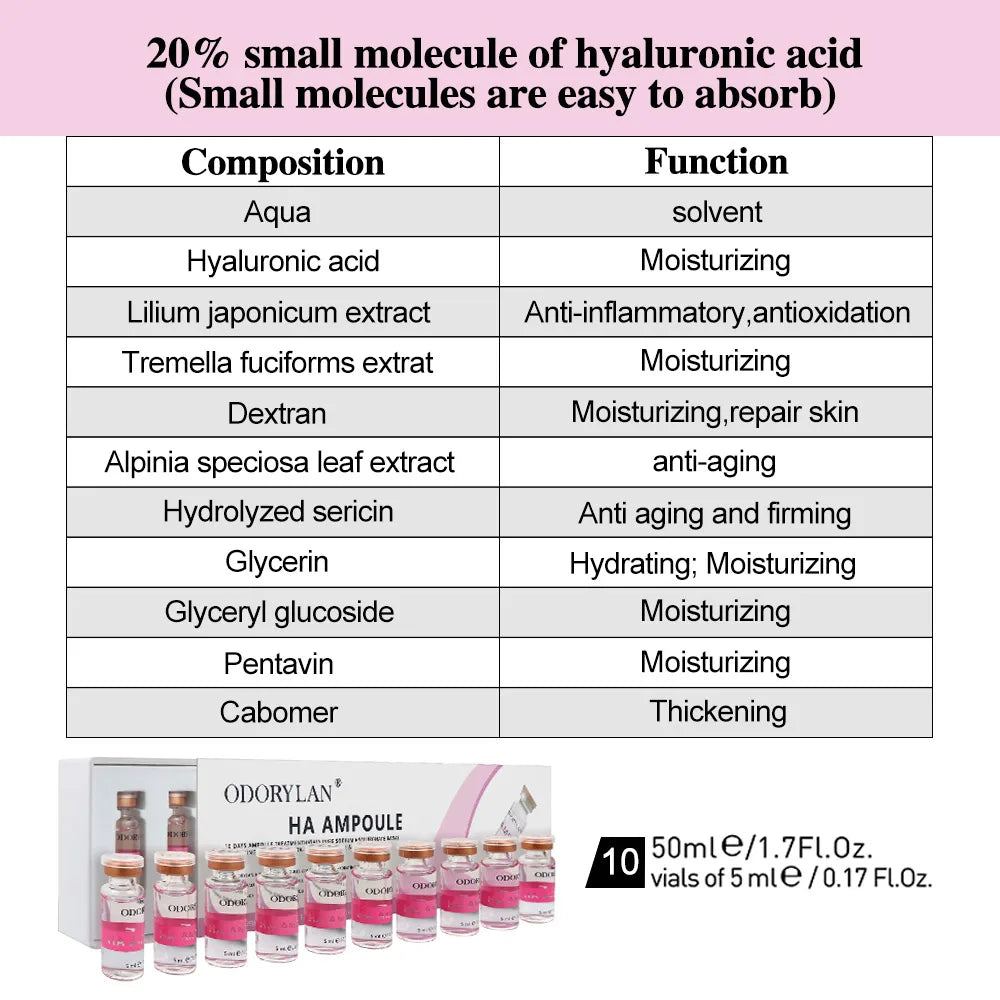 Hyaluronic Acid Face Serum Essence Skin Repair Rejuvenation | Premium Care