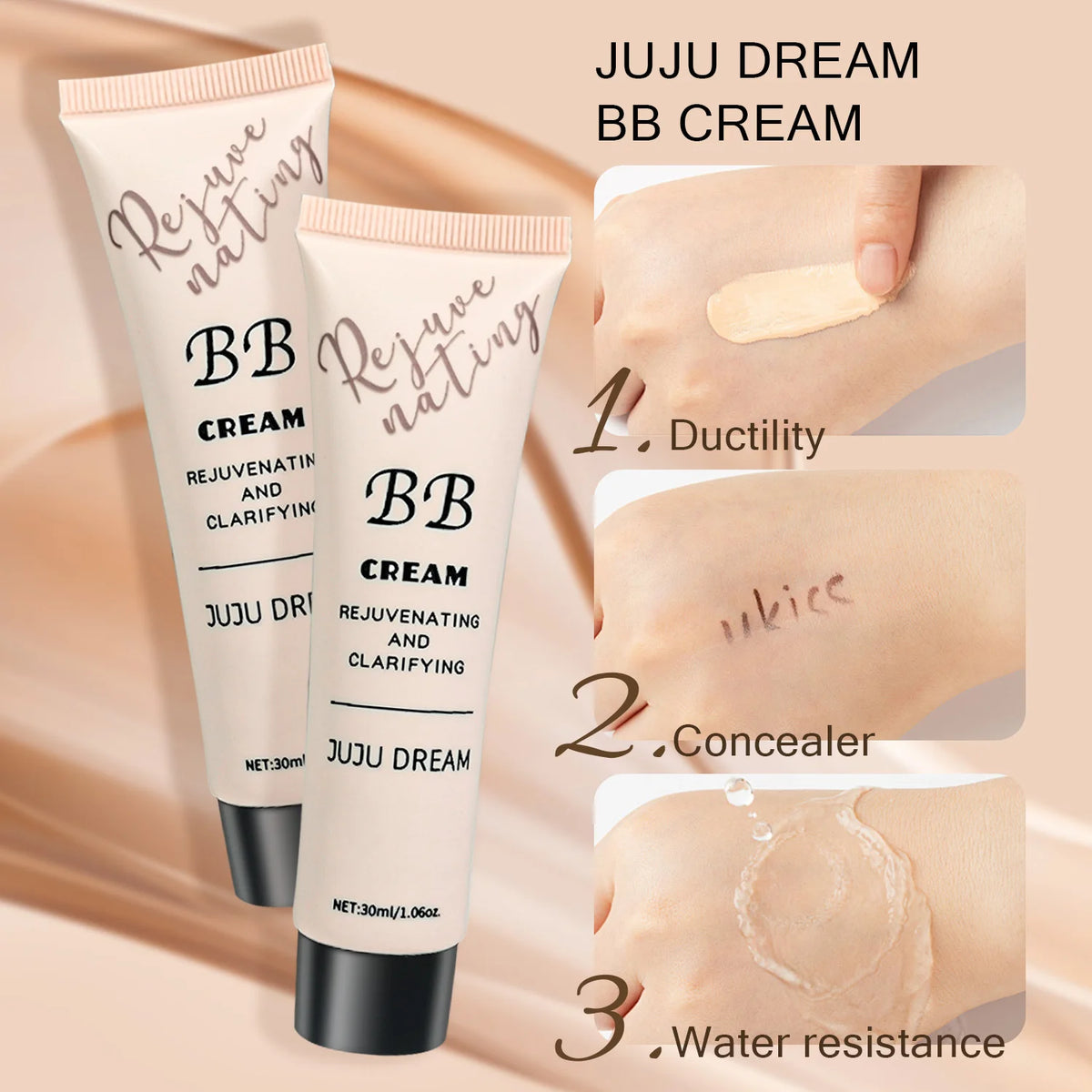 Bb Cream Isolation Cream Liquid Foundation Moisturizing Oil | Premium Care