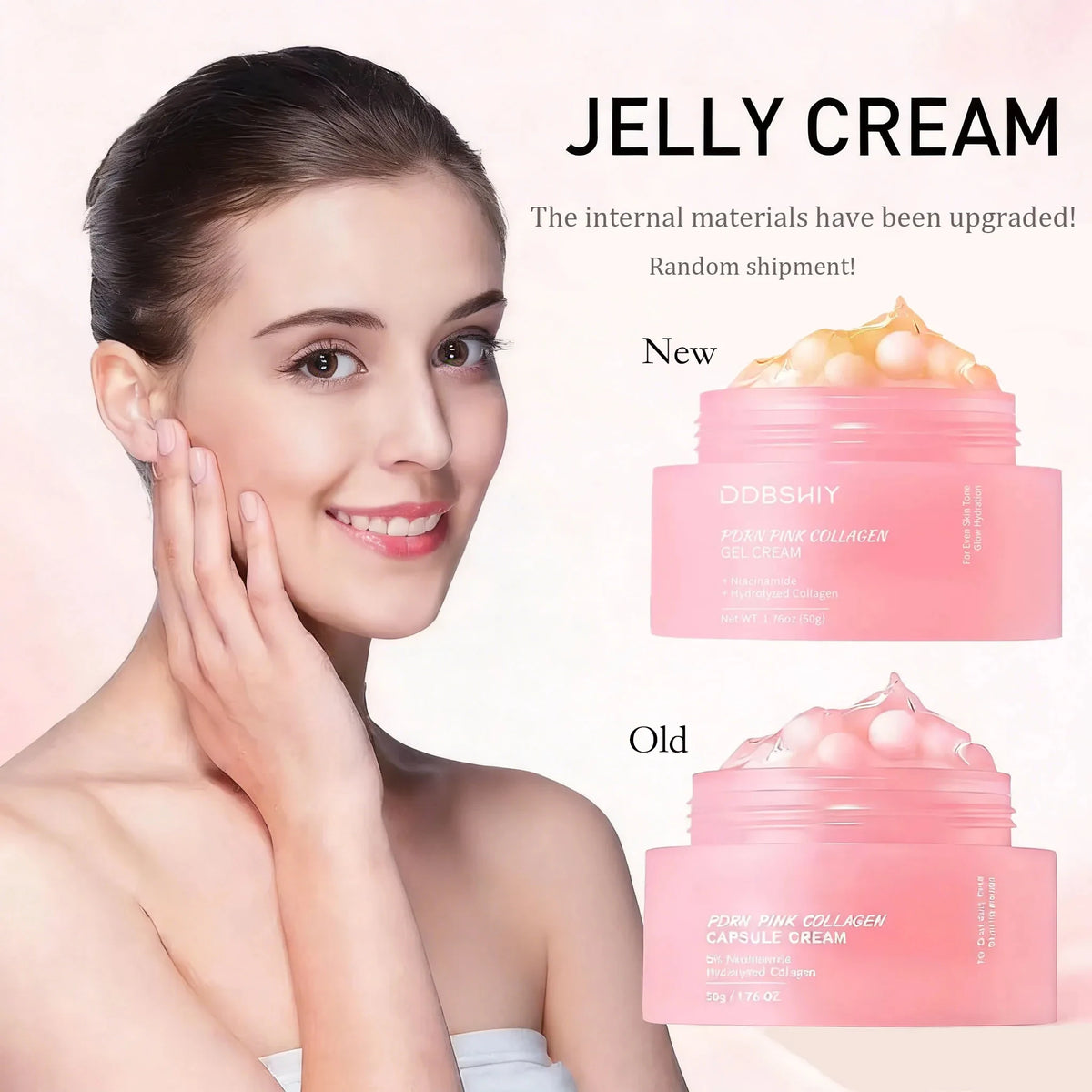Korean Pdrn Pink Collagen Capsule Cream With Niacinamide | Premium Care