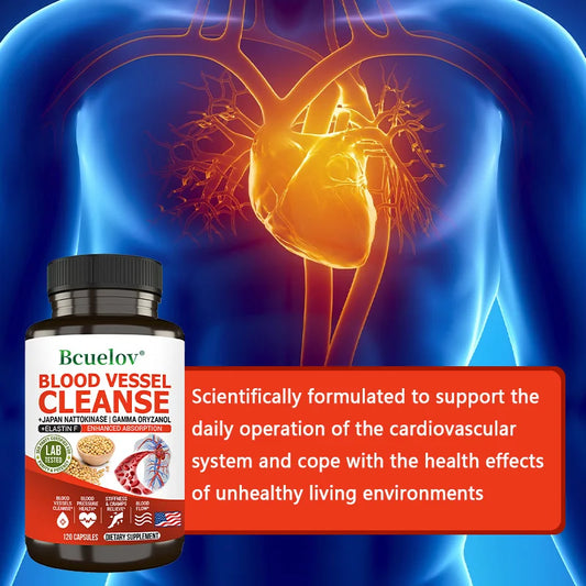 CardioFlow Standardized Nattokinase 2,000 FU – Fermented Natto Enzyme for Healthy Blood Circulation, Fibrin Breakdown & Cardiovascular Health