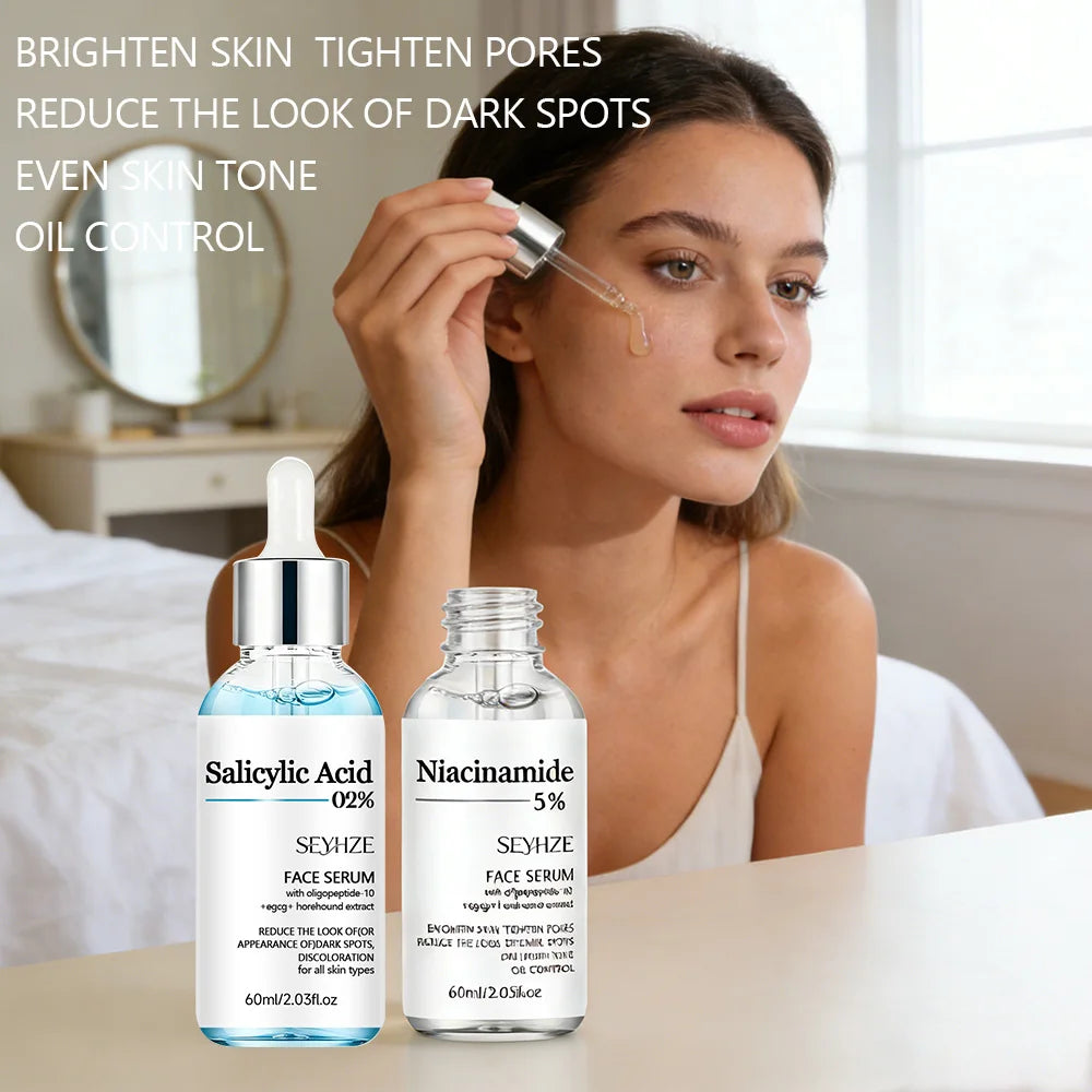Seyhze 2pcs Salicylic Acid Niacinamide Essence Set 5 | Premium Care