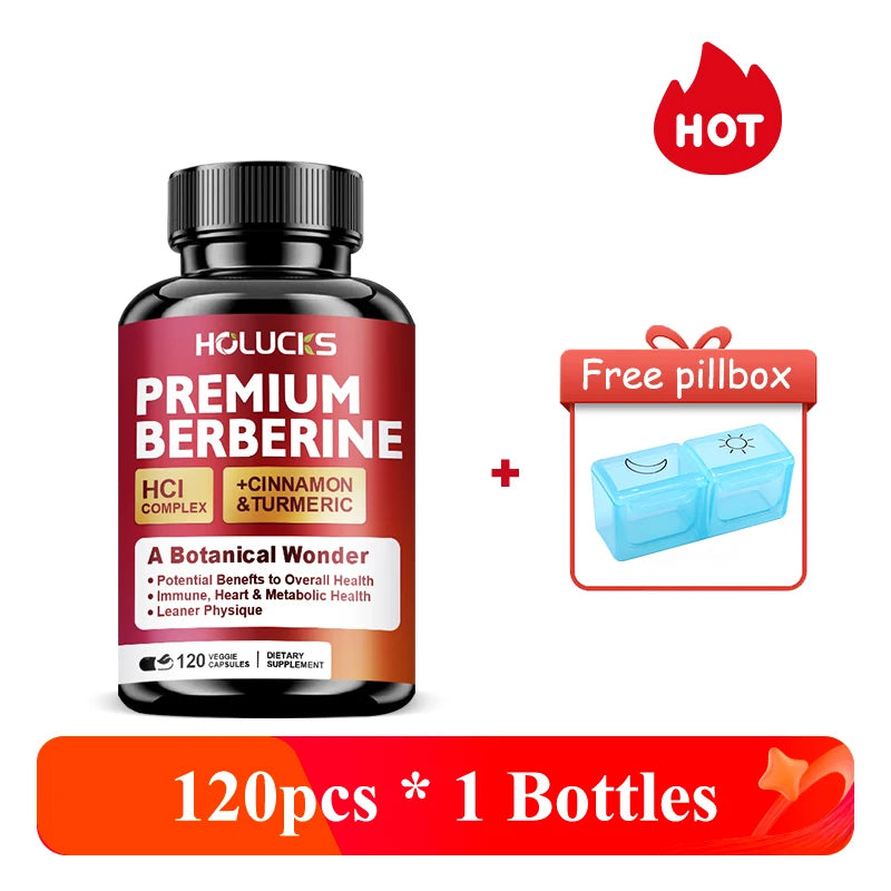 High-Potency Berberine Supplement, Support Insulin Sensitivity & Healthy Cholesterol, Hormonal Balance, Aids Healthy Metabolism