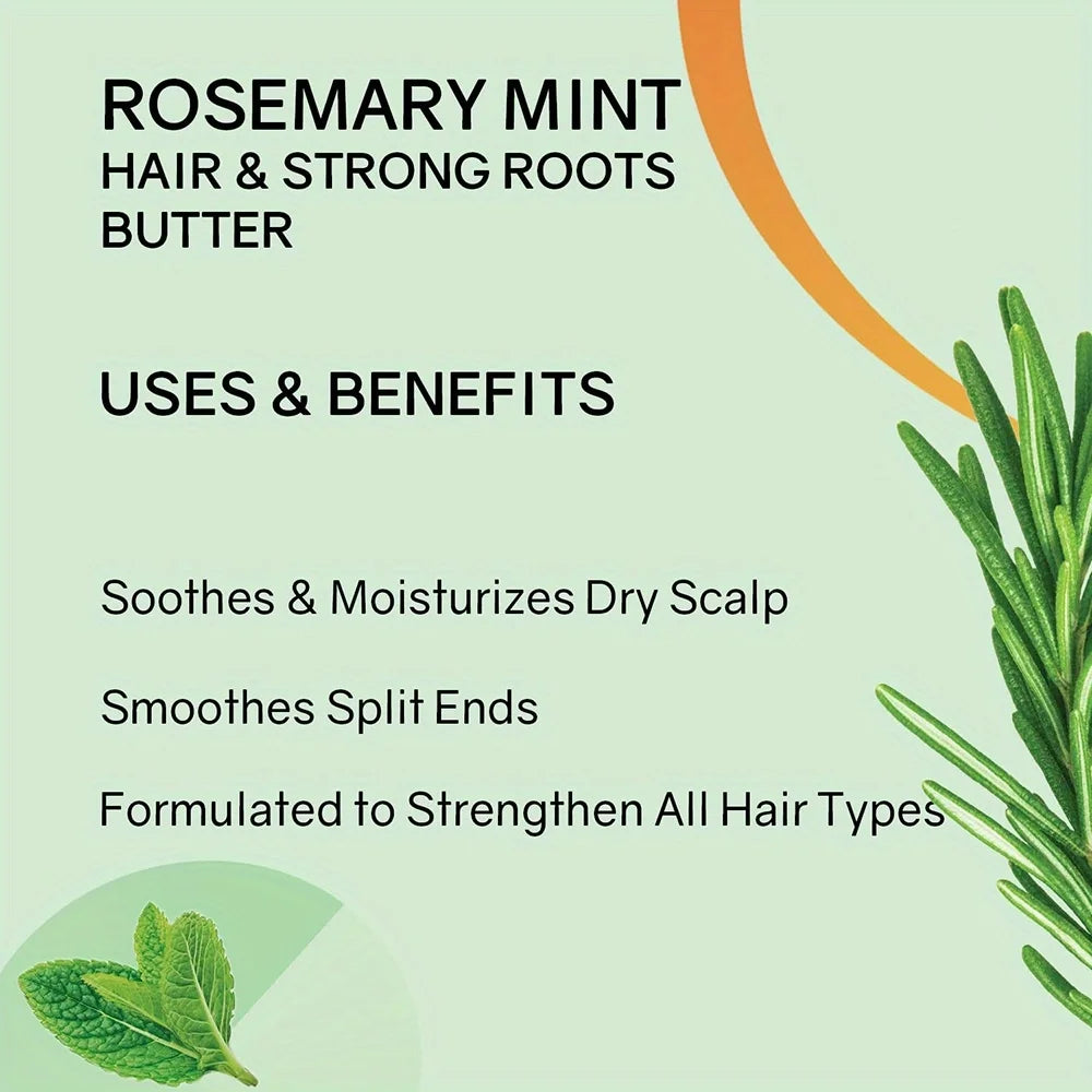 Gze Rosemary Mint Hair Strong Roots Butter Natural | Premium Care