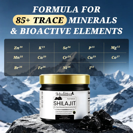 Mulittea High Purity Original Shilajit Mineral Supplements With | Premium Care