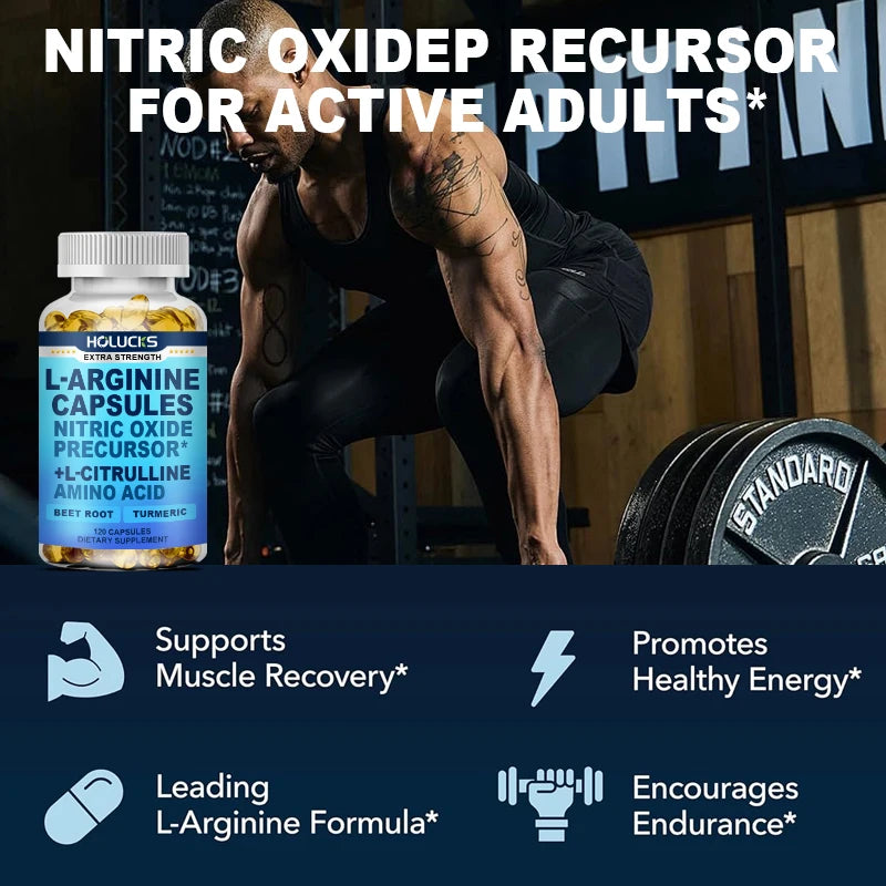 4-in-1 Nitric Oxide Performance Matrix – L-Arginine, L-Citrulline, Beet Root & Turmeric