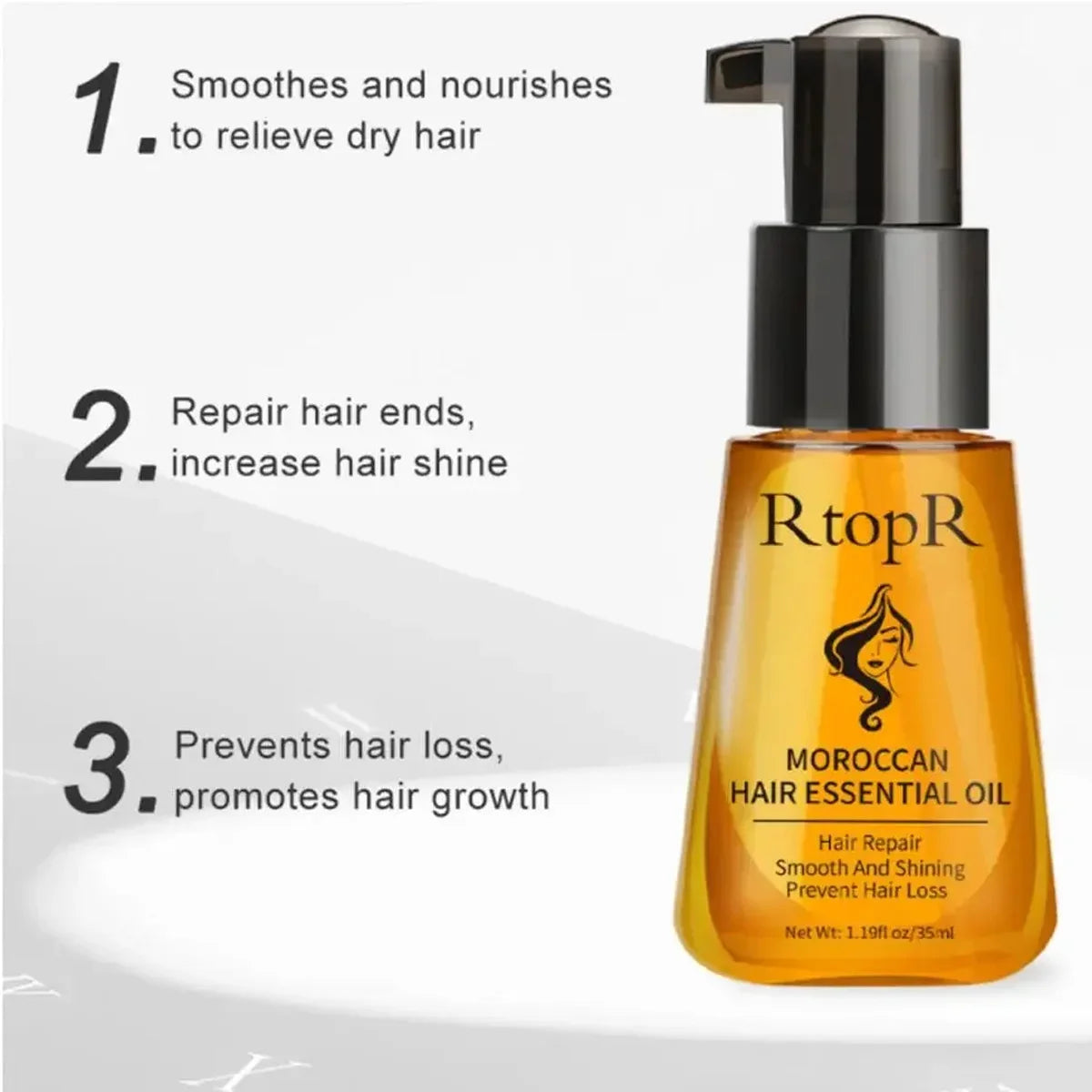 Moroccan Hair Essential Oil Repairing Dry Damaged Serum | Premium Care