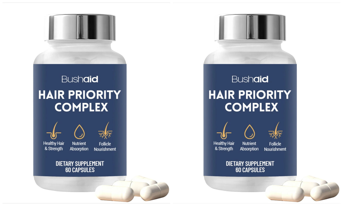 Bushaid Hair Nutrition Capsules With Biotin Hydrolyzed Keratin | Premium Care
