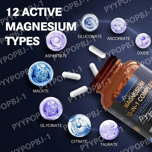 Garmtar 12-in-1 Magnesium Complex 700mg Max Bioavailability - Garmtar Pure Supplements