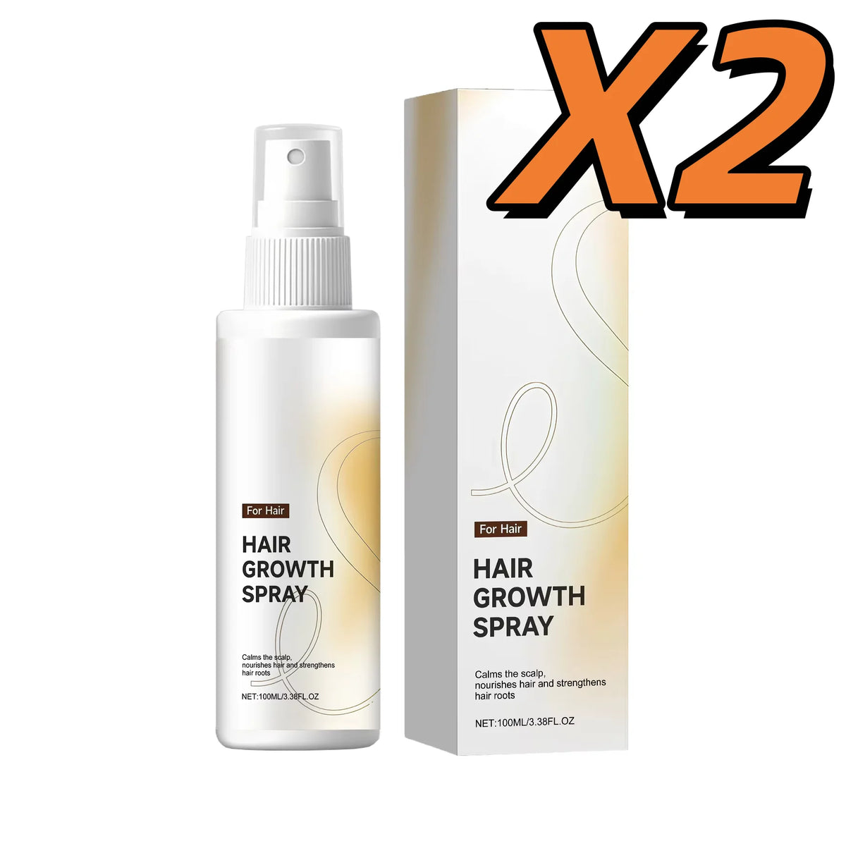 Hair Growth Spray Nourish Moisturize Scalp Plump Strengthen | Premium Care