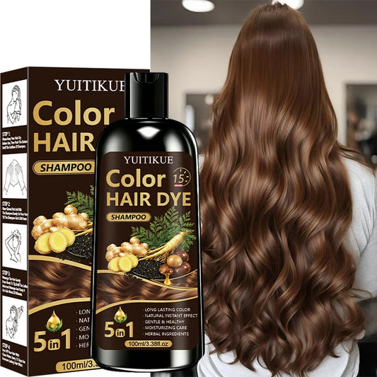 Herbal Quick Hair Coloring Wash Gentle Home Dye | Premium Care
