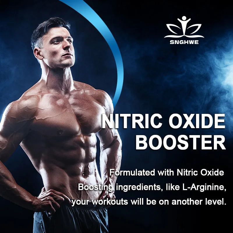 Men's Pro-Series L-Arginine Nitric Oxide – Workout Endurance, Peak Performance & Muscle Growth