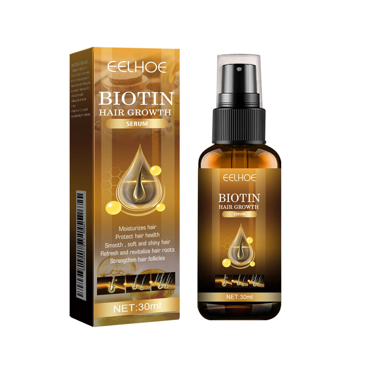 Biotin Hair Care Spray Nourish Scalp Hair Follicle | Premium Care