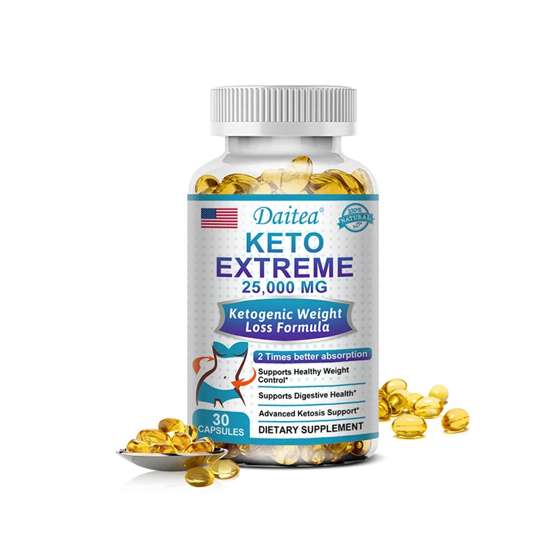 Advanced Ultra-Potency Keto Complex 25,000mg – Weight Management, Clean Energy & Metabolism (120 Capsules)