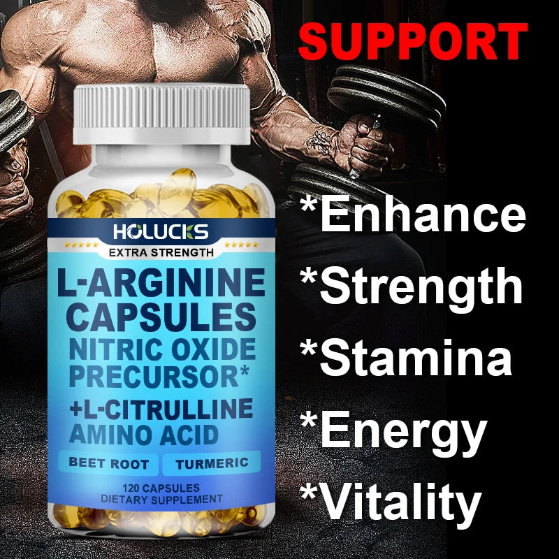 4-in-1 Nitric Oxide Performance Matrix – L-Arginine, L-Citrulline, Beet Root & Turmeric