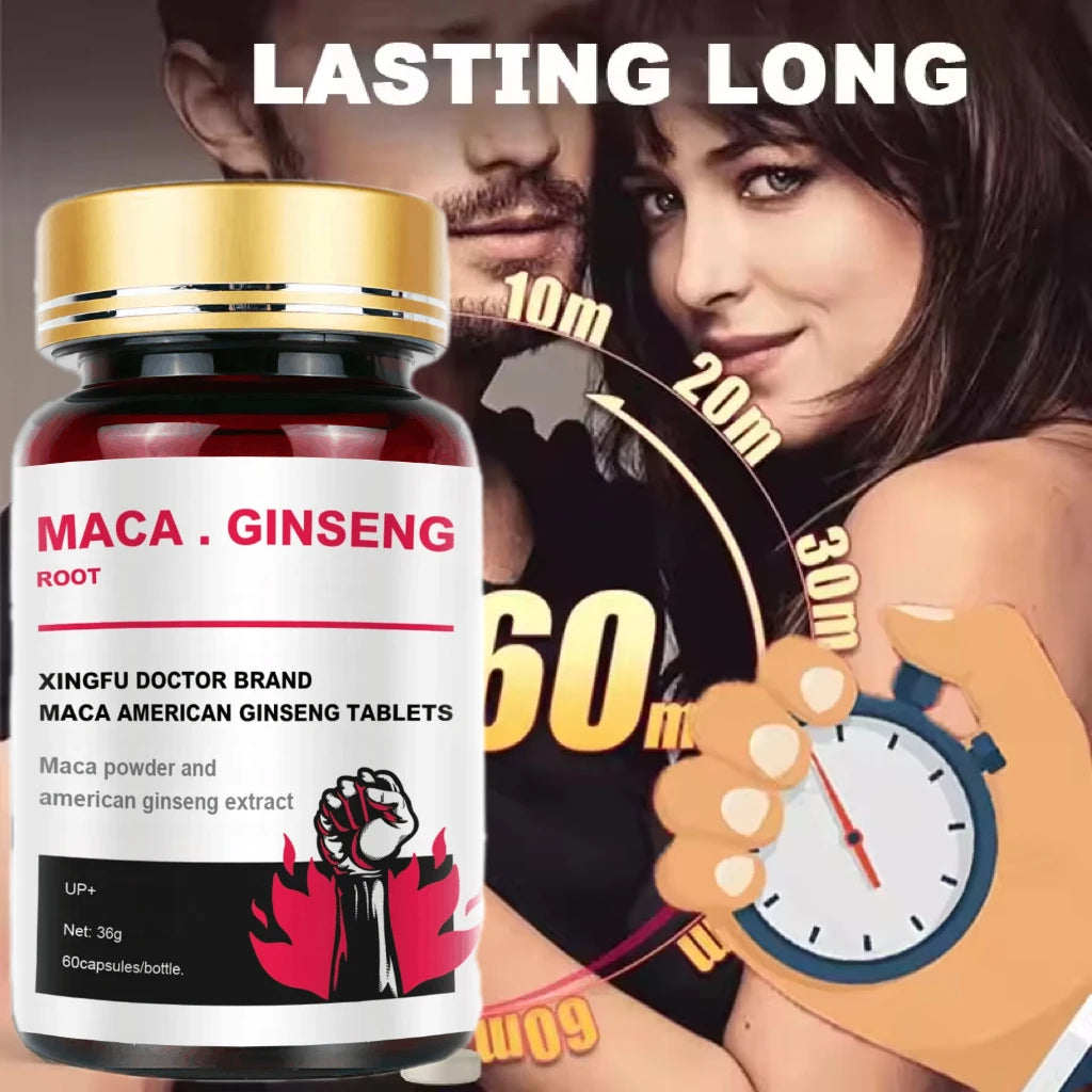 Garmtar Black Maca & American Ginseng Stamina Capsules - Garmtar Pure Supplements
