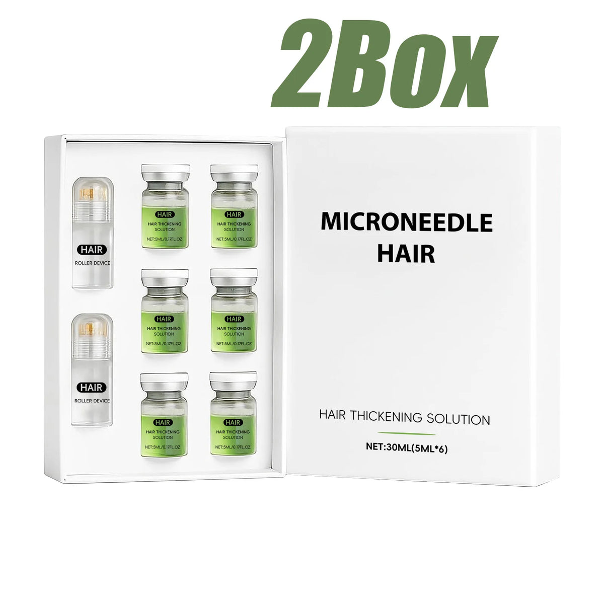 Hair Essential Care Serum Microneedle Roller Set Hair | Premium Care