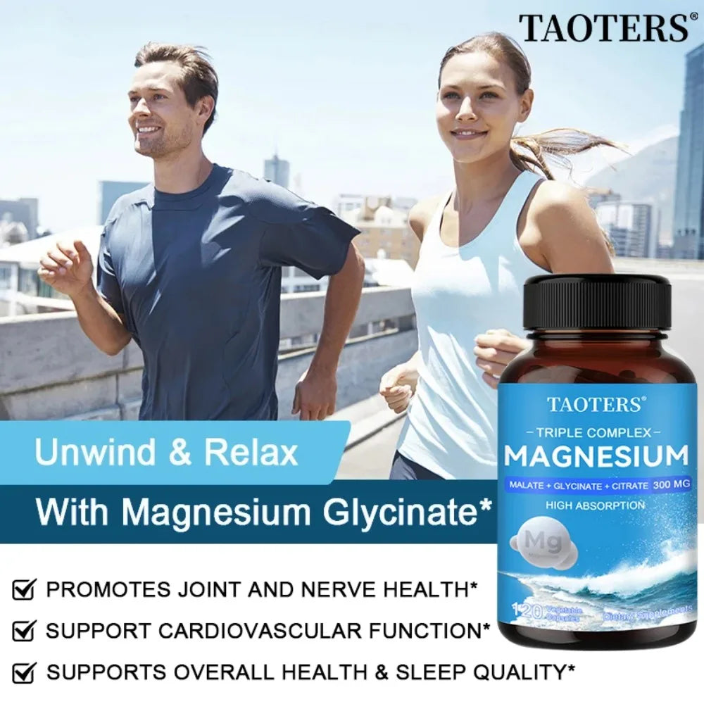 Garmtar Triple Magnesium Complex (Glycinate, Malate & Citrate) - Garmtar Pure Supplements