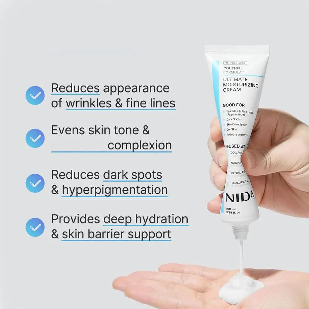 Nida Ultimate Moisturizing Cream Anti Aging Repairing Calming | Premium Care