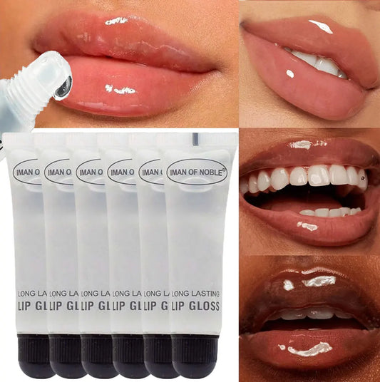 5pcs Glossy Finish Lip Gloss Moisturizing Cream For | Premium Care