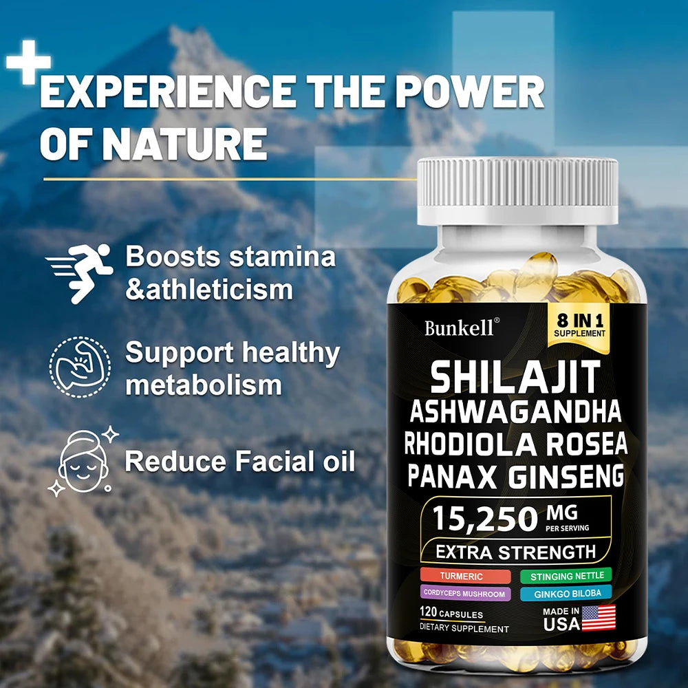 Garmtar Himalayan Shilajit 8-in-1 Vitality Complex - Garmtar Pure Supplements