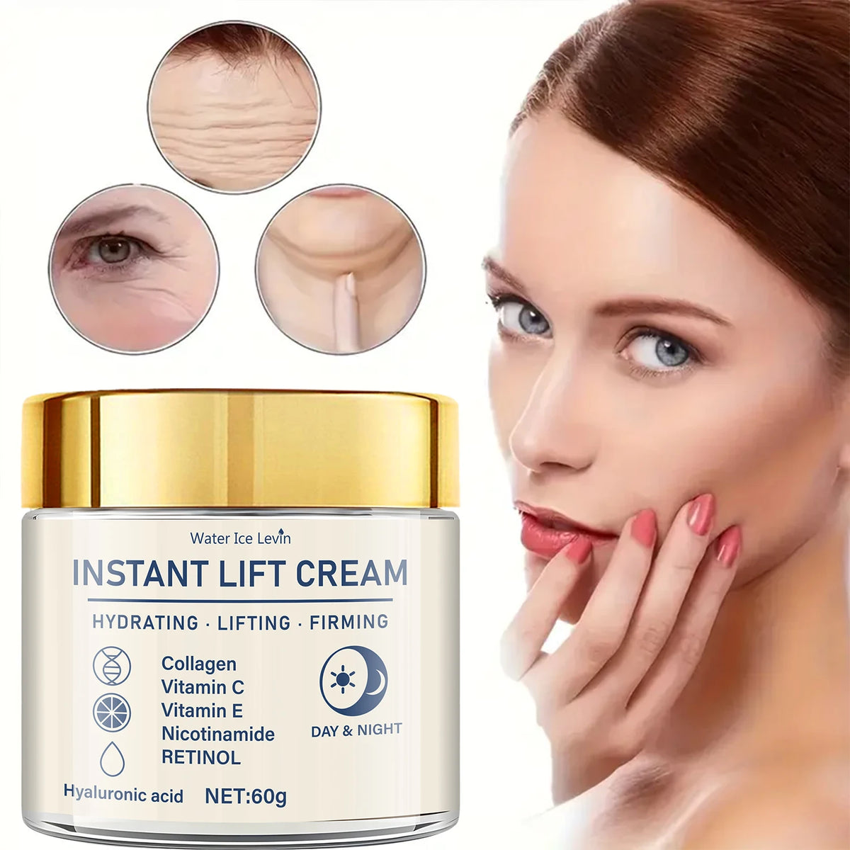 Facial Firming And Lifting Cream Rich In Hyaluronic | Premium Care