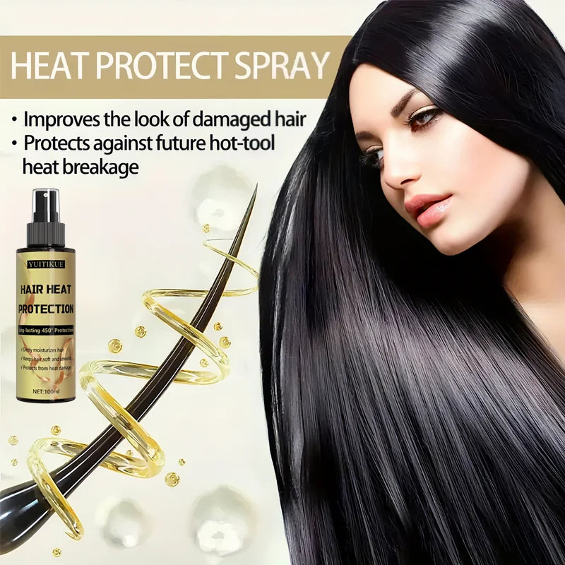 Hair Heat Protection Spray Long Lasting Protection Up | Premium Care