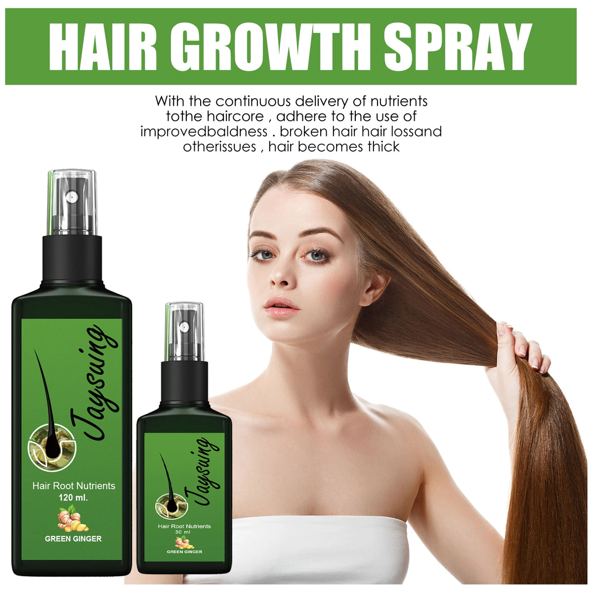 Hair Care Serum Gently Nourishing Massages The Scalp | Premium Care