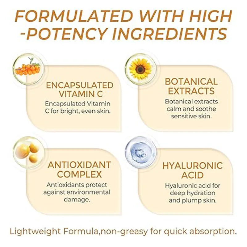 Deep Vitamin C Golden Capsule Hydrating Face Moisturizer | Premium Care