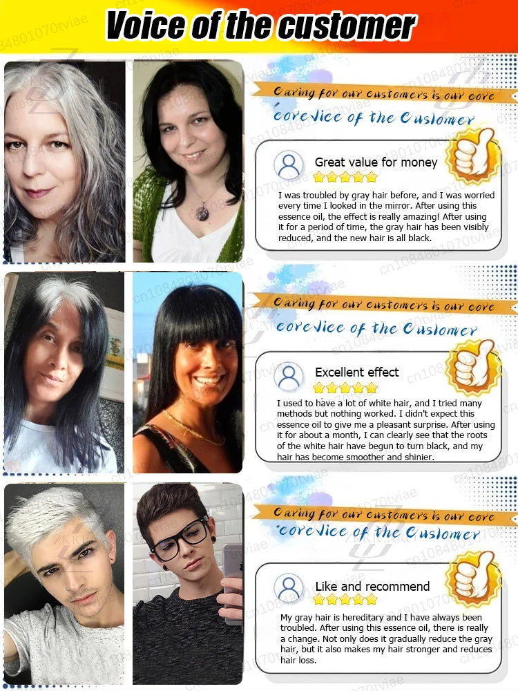 Old White Hair Gray Hair Restore Youthful Hair | Premium Care