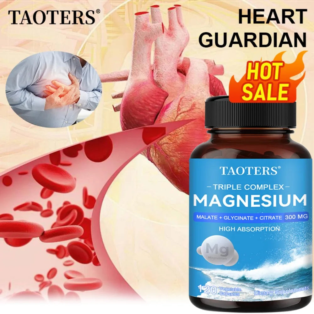 Garmtar Triple Magnesium Complex (Glycinate, Malate & Citrate) - Garmtar Pure Supplements