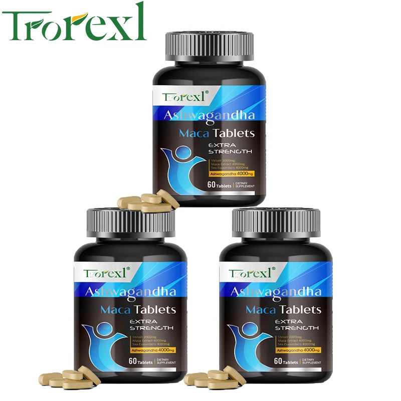 Ashwagandha Maca Root Male Enhancing Supplement Max Strength | Premium Care