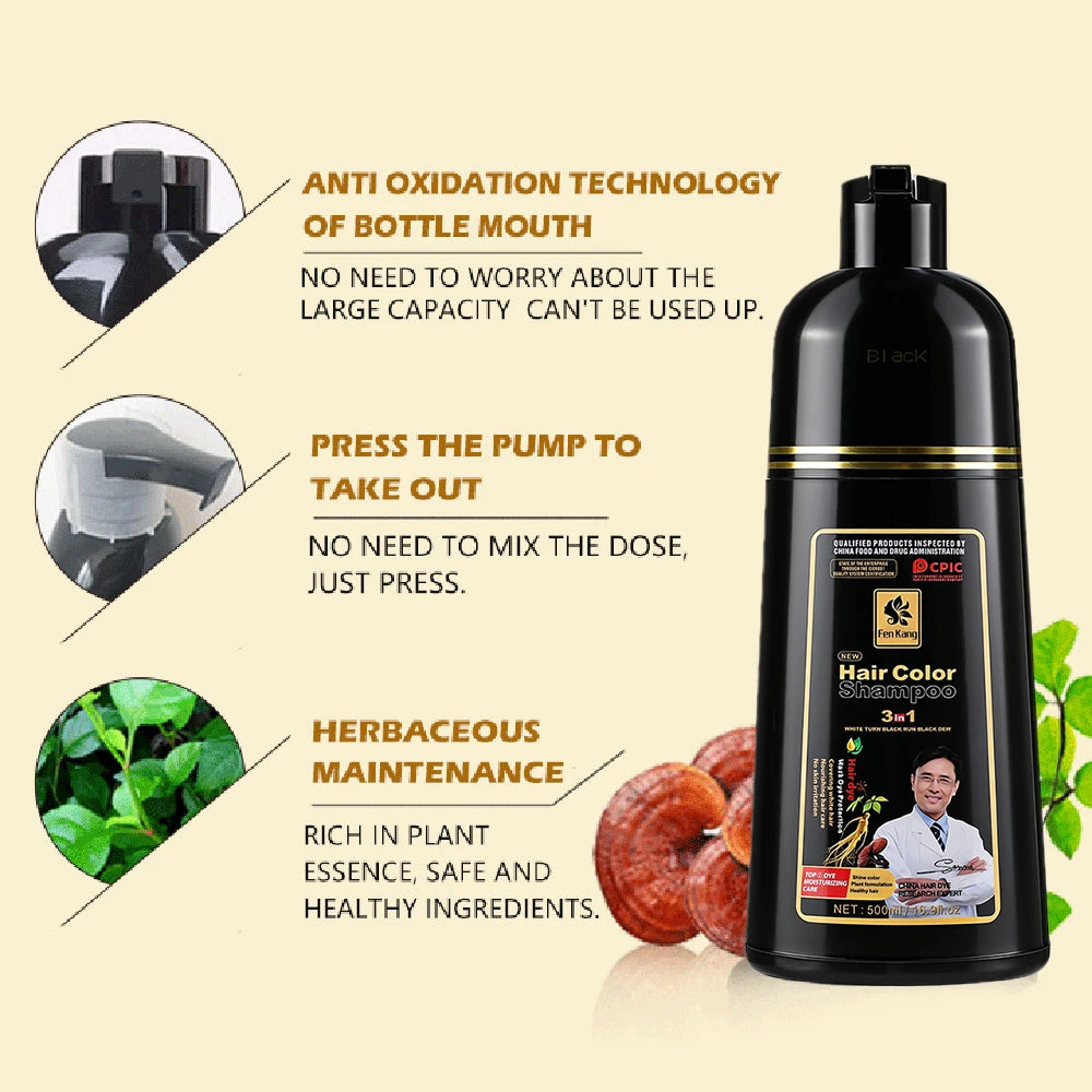 Hair Color Shampoo For Gray Hair 3 In | Premium Care