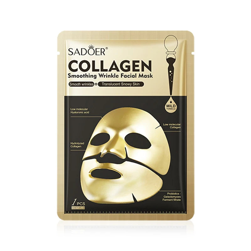 Sadoer Golden Collagen Facial Masks Moisturizing Anti Aging | Premium Care