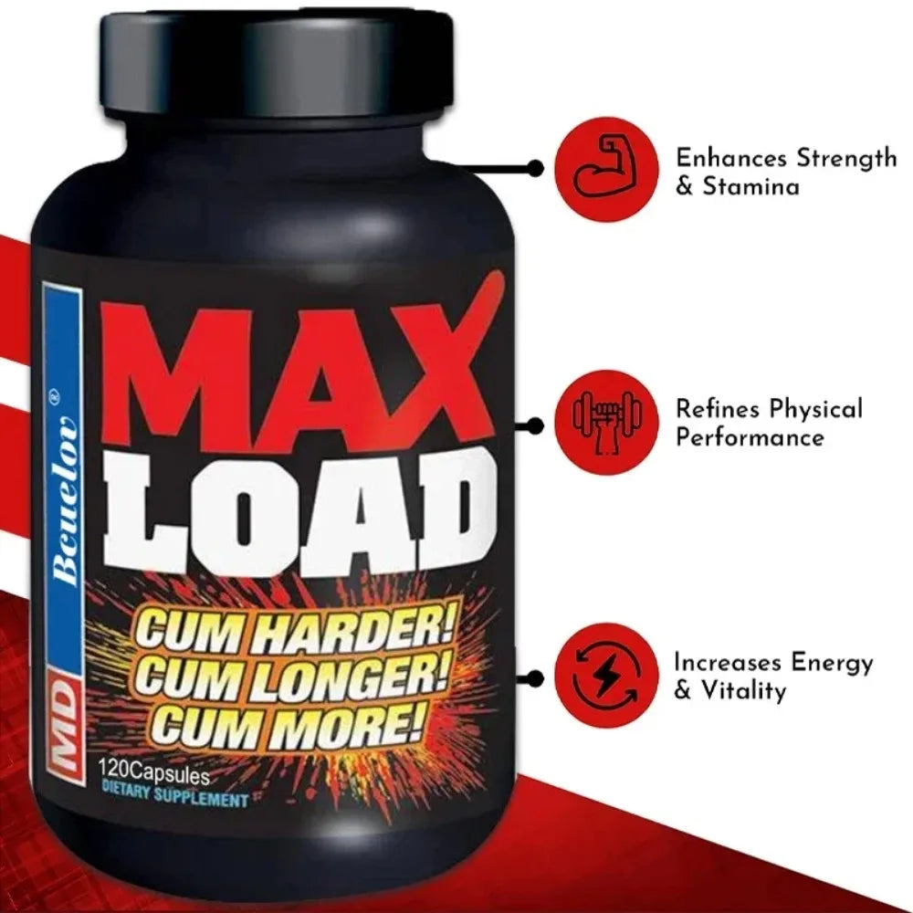 Men's Health & Energy Supplement – Natural Performance Booster for Stamina, Muscle Mass & Hormone Balance