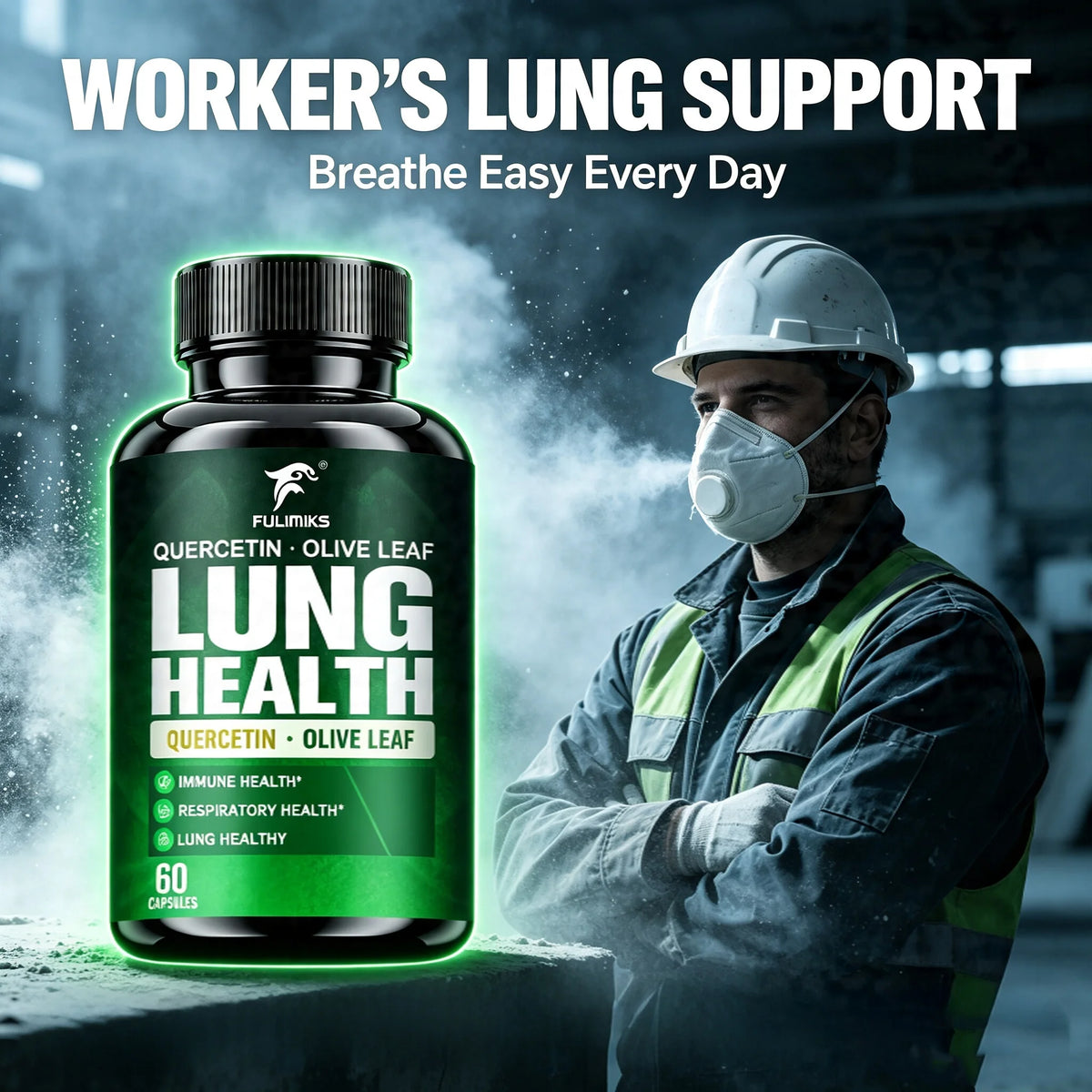 Herbal Lung Cleanse & Respiratory Support Complex – Clear Airways, Bronchial Comfort & Deep Breathing
