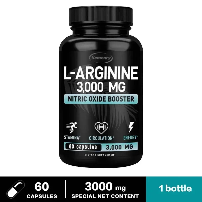 Pro-Endurance L-Arginine Complex – Vascular Blood Flow, Muscle Strength & Exercise Energy