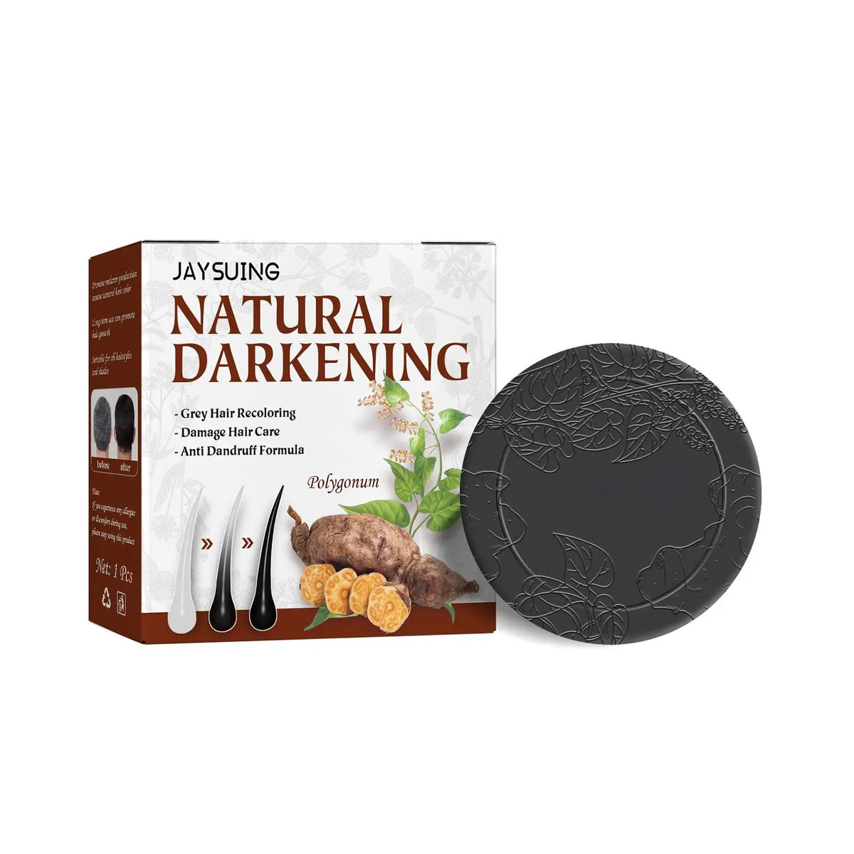 Polygonum Multiflorum Hair Shampoo Soap Bar Natural Nourishing | Premium Care