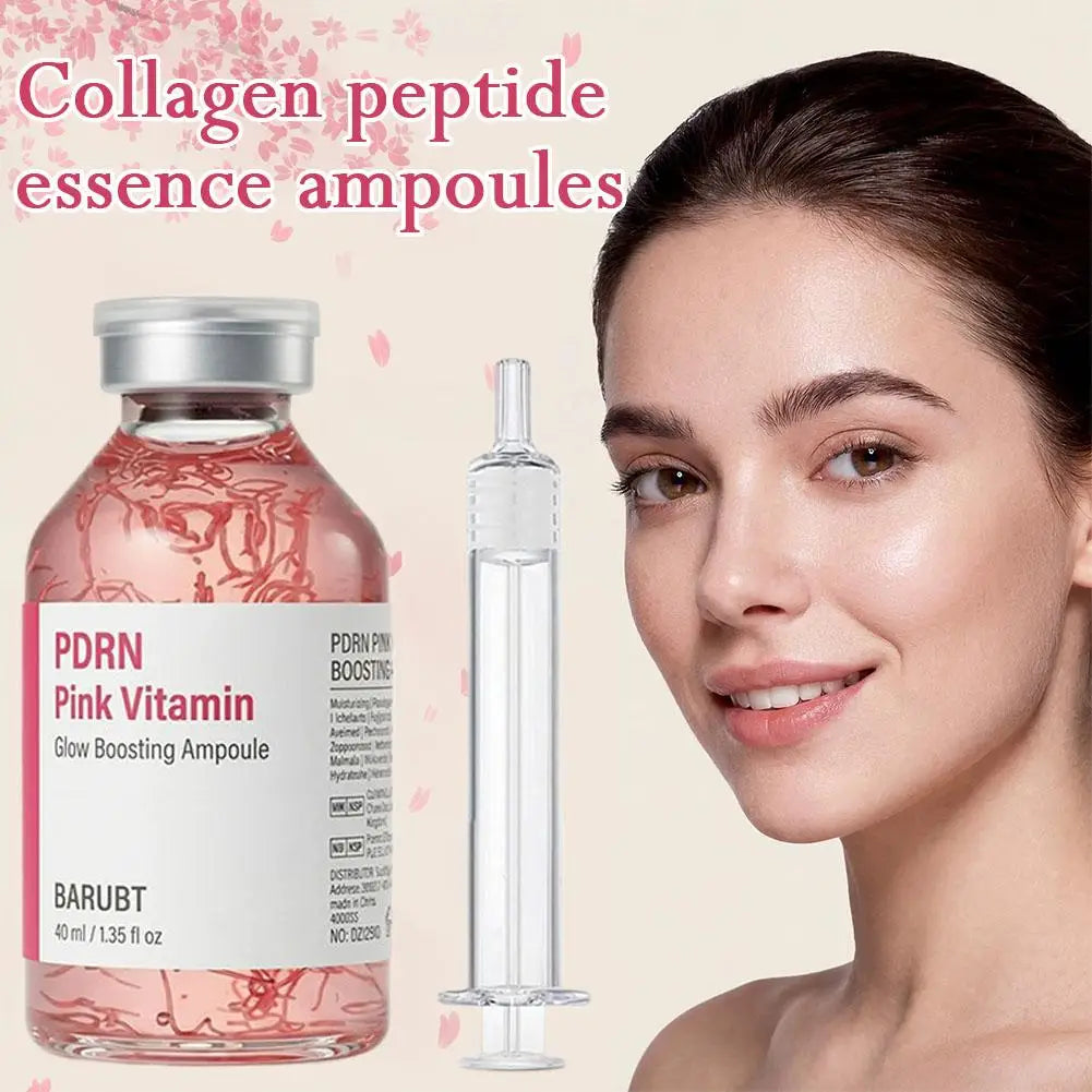 Deep Collagen Barrier Serum, Peptide Intensive Activation, Pink PDRN Stem Cell Ampoule, Moisturizing, Skincare