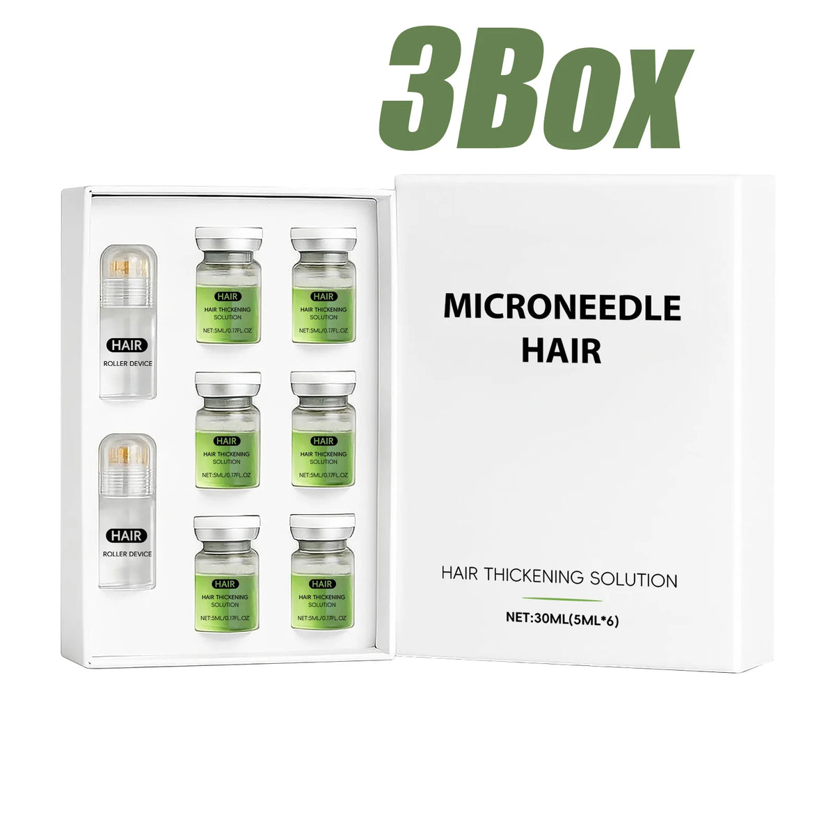 Hair Essential Care Serum Microneedle Roller Set Hair | Premium Care
