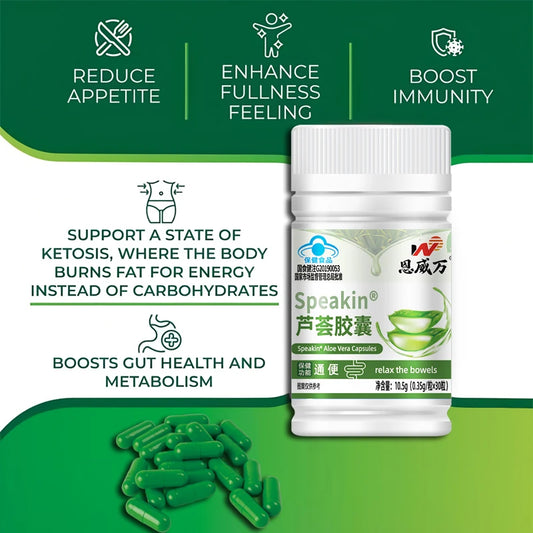 Garmtar Pure Aloe Vera Extract Capsules (Digestion & Detox) - Garmtar Pure Supplements