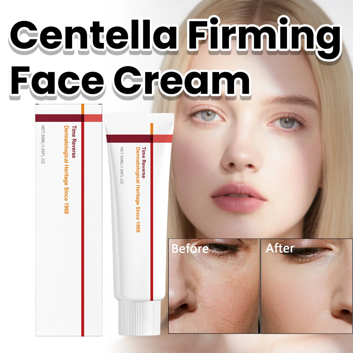 Korean Centella Asiatica Face Cream Deep Hydrating Moisturizing | Premium Care