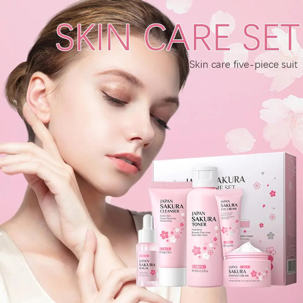5 3pcs Set Sakura Skin Care Sets Face | Premium Care