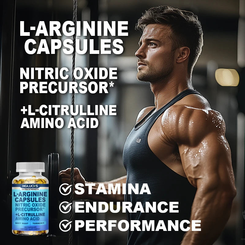 4-in-1 Nitric Oxide Performance Matrix – L-Arginine, L-Citrulline, Beet Root & Turmeric