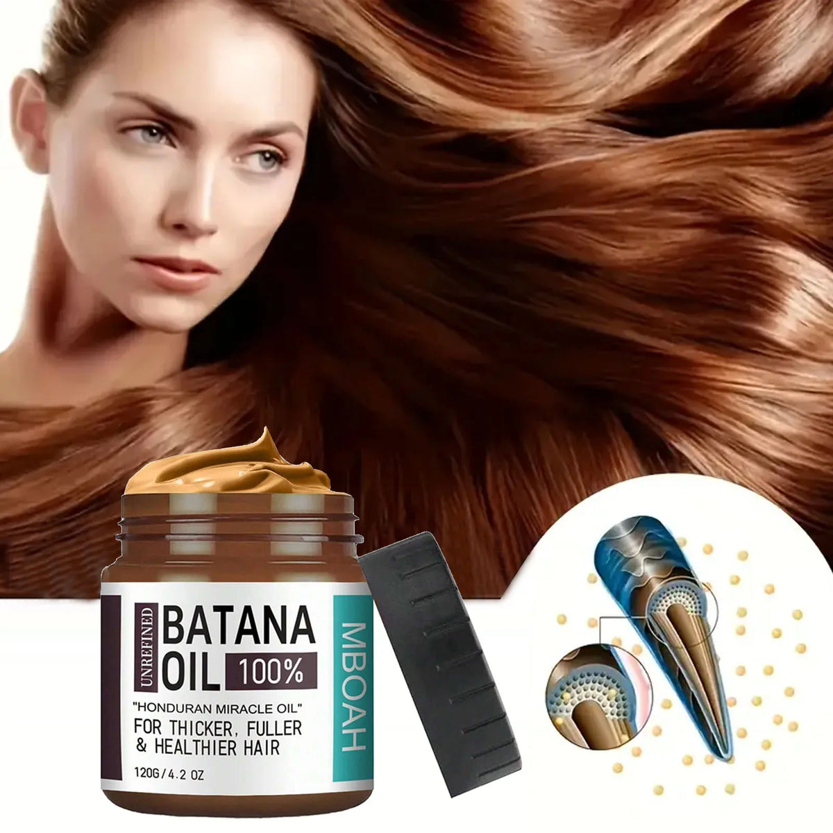 100 Batana Oil From Honduras Get Fuller Thicker | Premium Care