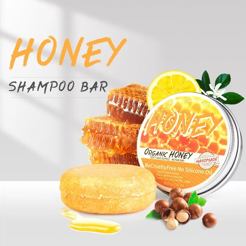 Natural Honey Shampoo Plant Essence Extract Refreshing Shampoo | Premium Care