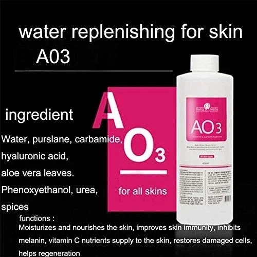 3 Pc 1200ml Aqua Peel Solution AS1 SA2 AO3 Facial Dermabrasion Skin Care Deep Cleaning Face Serum Korea Bubble Solution